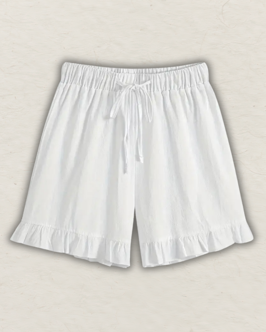 Ruffle Trim Short Set