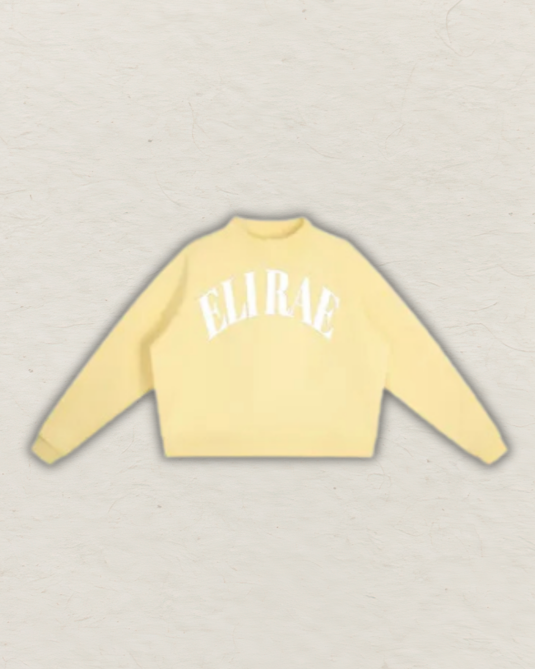 ELI RAE Essential Fleece Mock-Neck - YELLOW