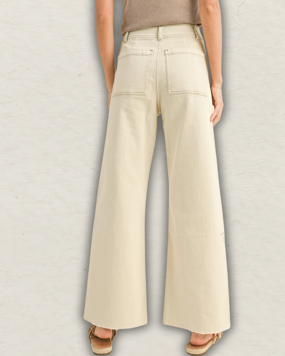 Straight Wide Leg Pants