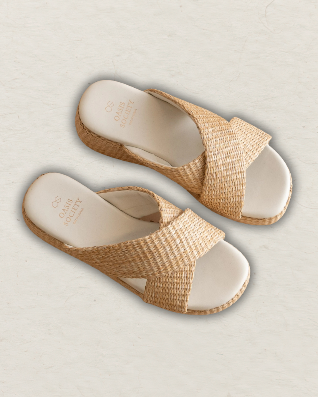 The Fresno | Raffia Platform Summer Sandal