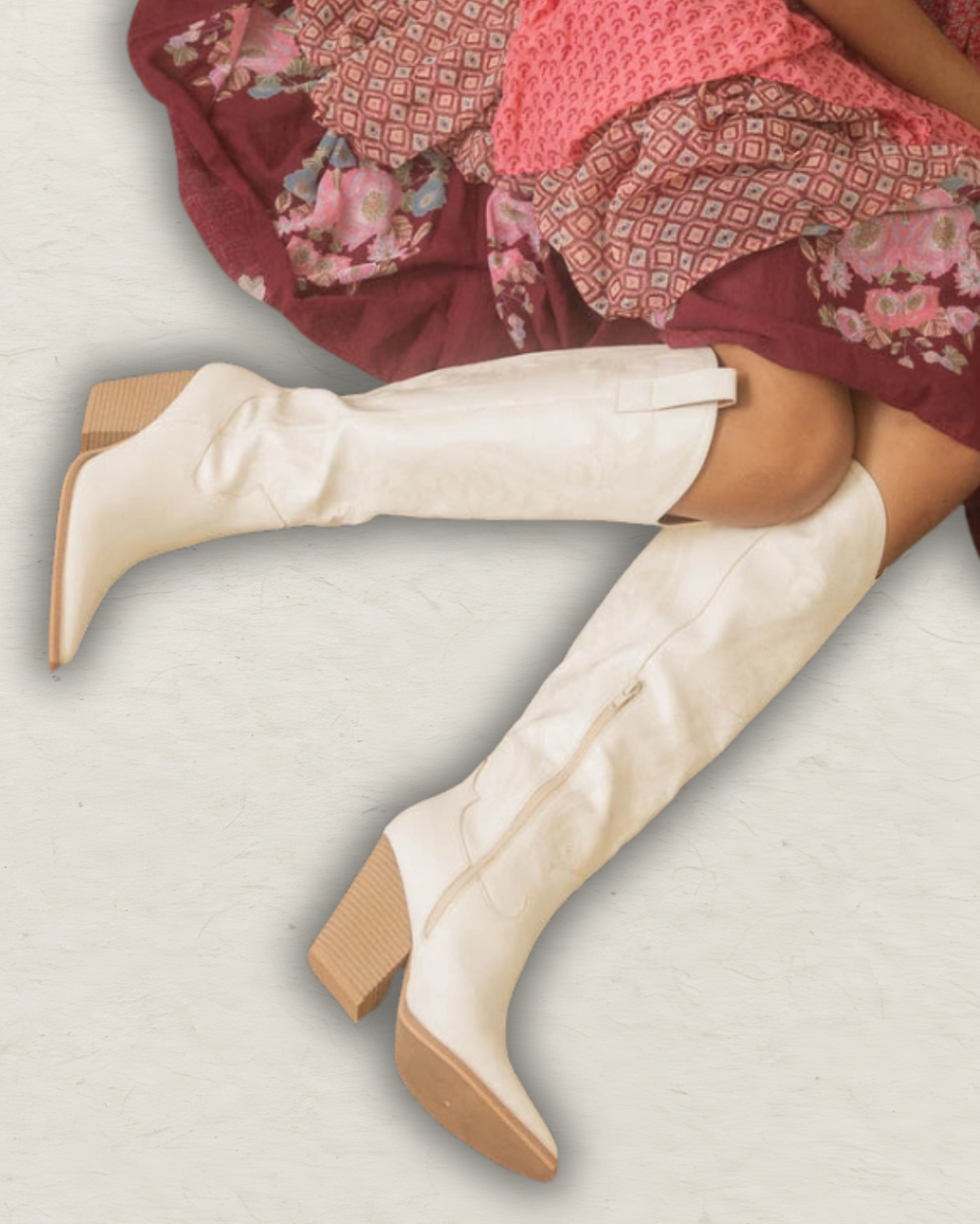 The Astrid | Knee High Cowboy Western Boot