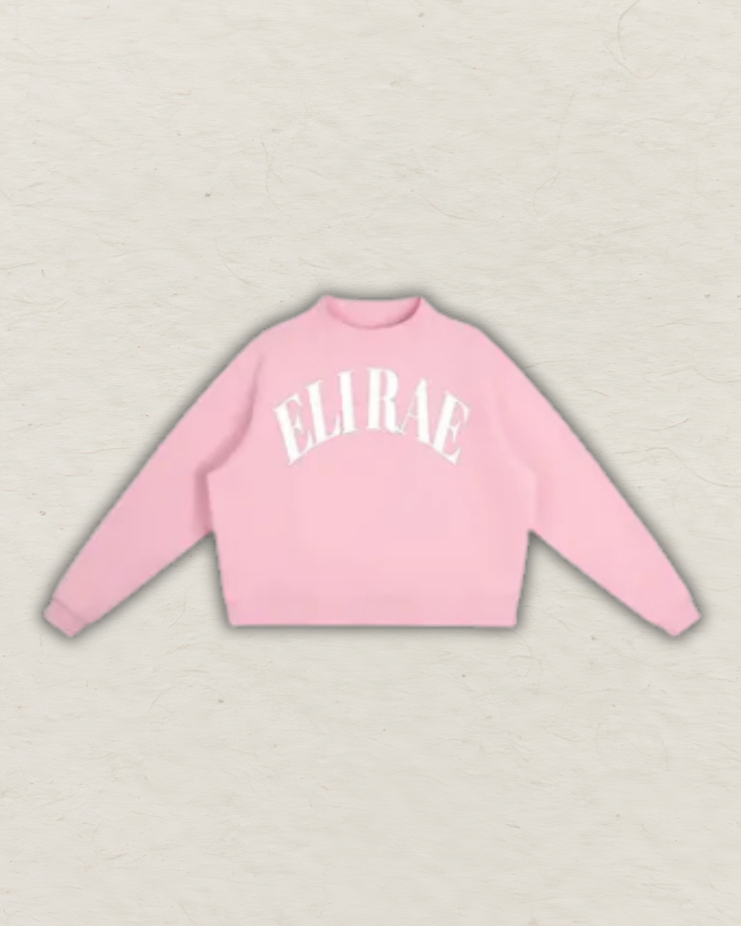 ELI RAE Essential Fleece Mock-Neck - PINK