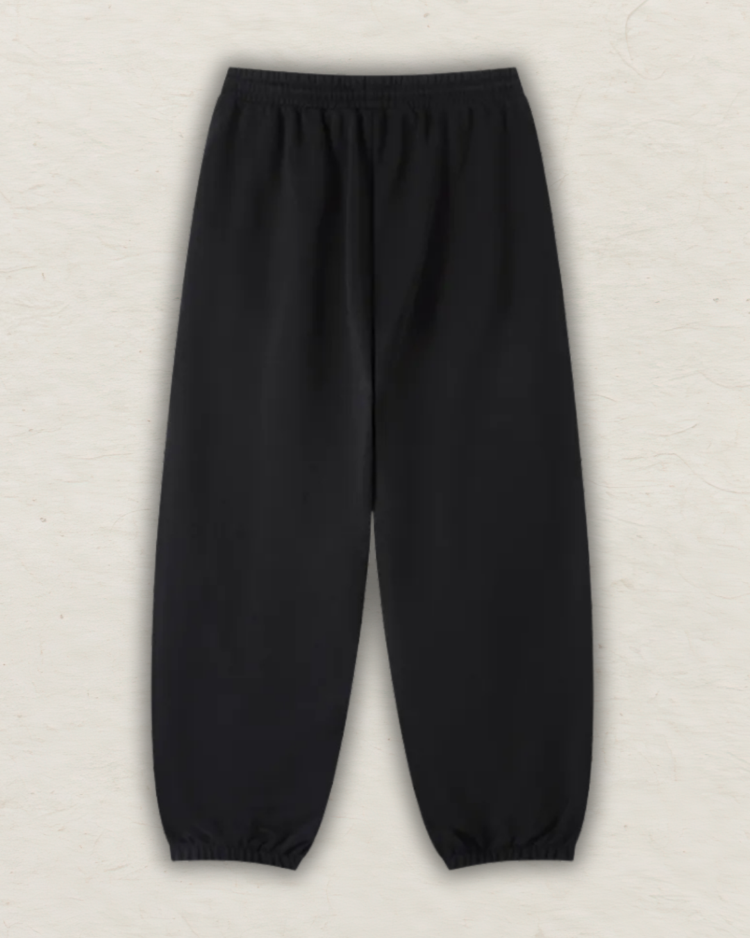 ELI RAE Essential Jogged Sweatpants - BLACK