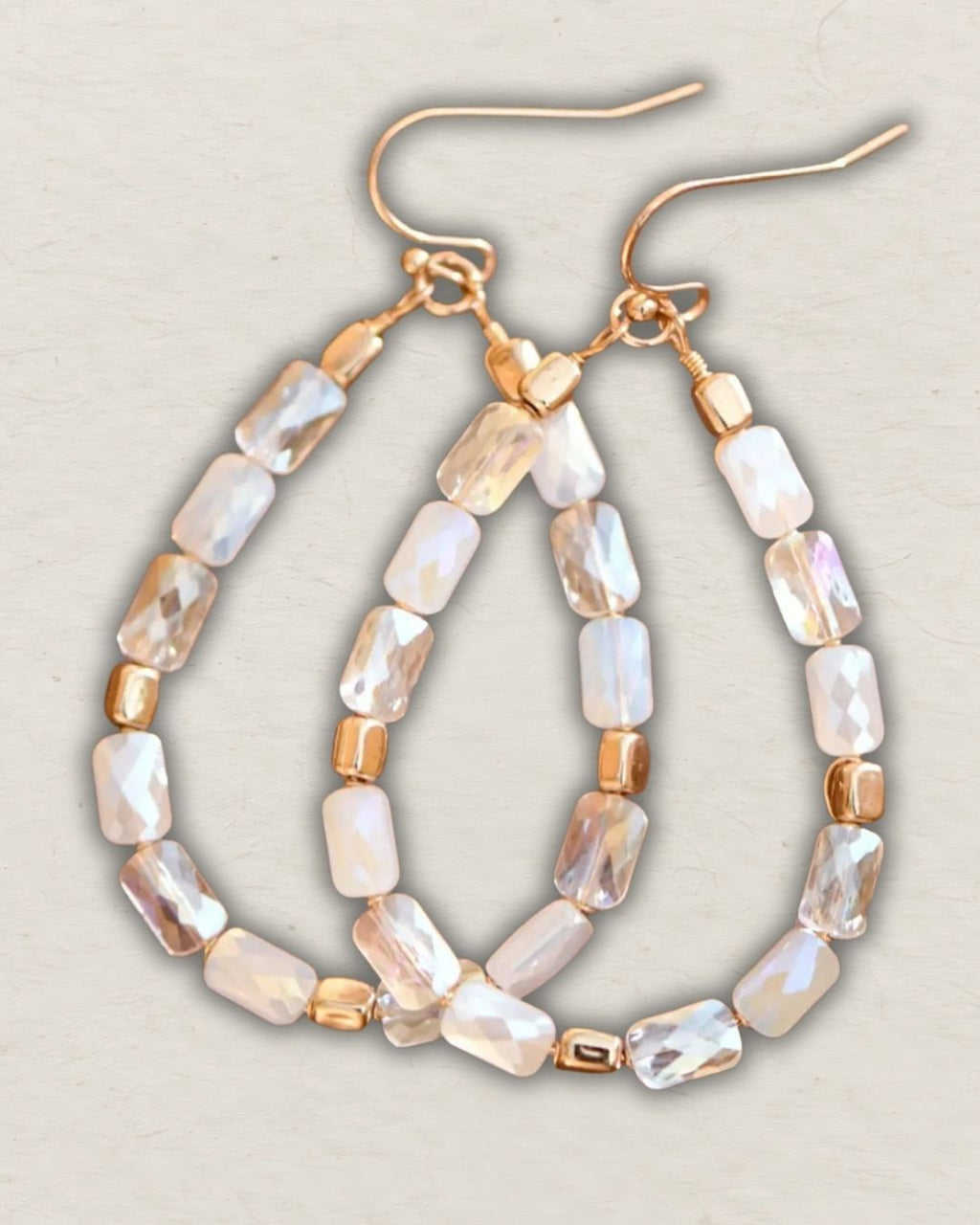 The Crystal Teardrop Earrings