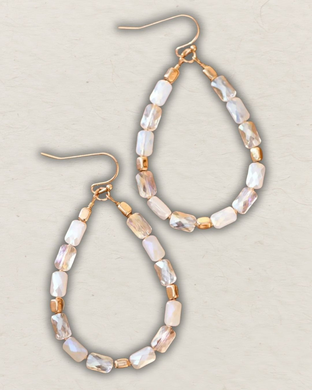 The Crystal Teardrop Earrings