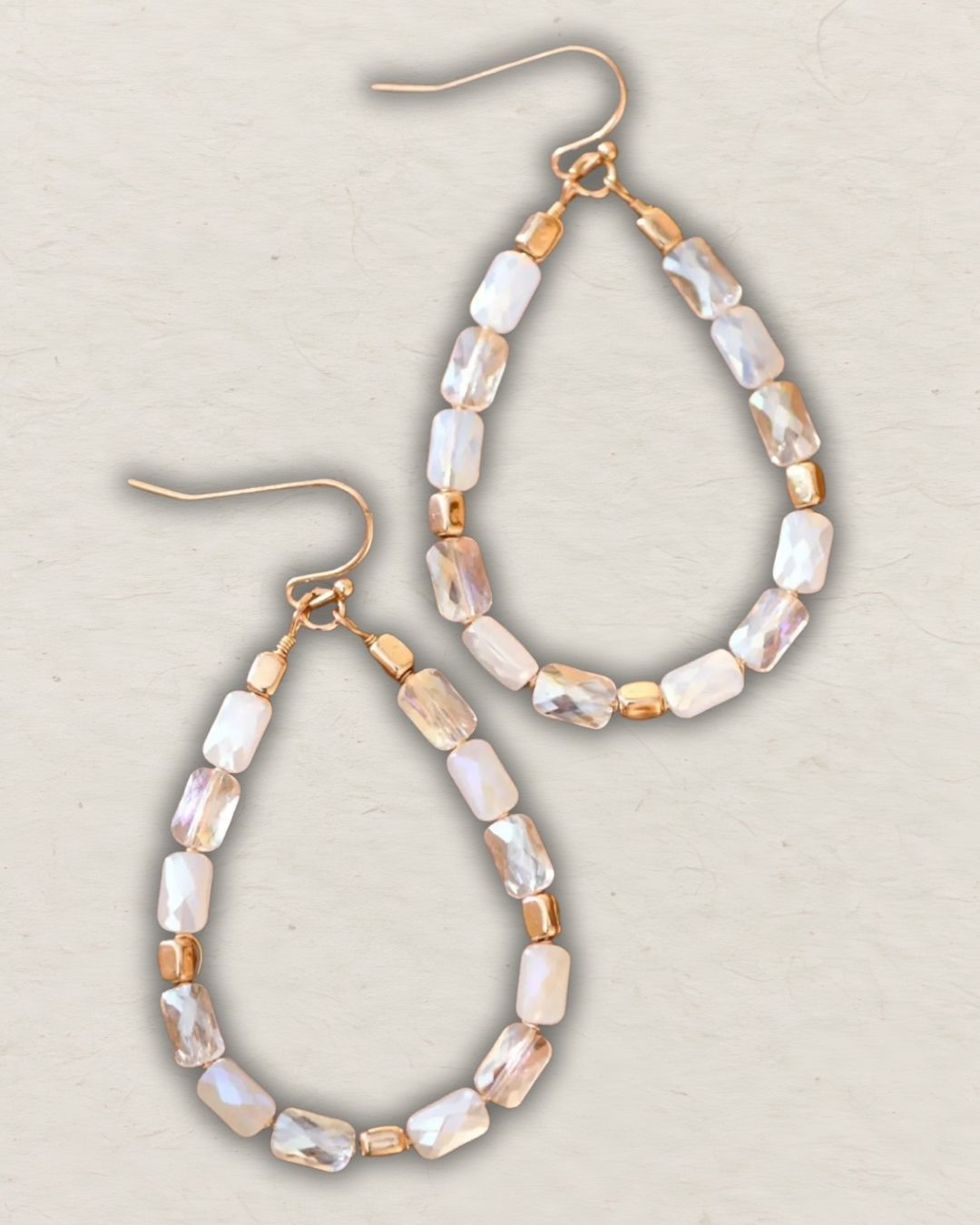 The Crystal Teardrop Earrings
