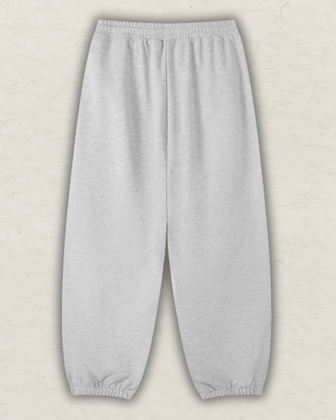ELI RAE Essential Jogged Sweatpants - GRAY (long logo)