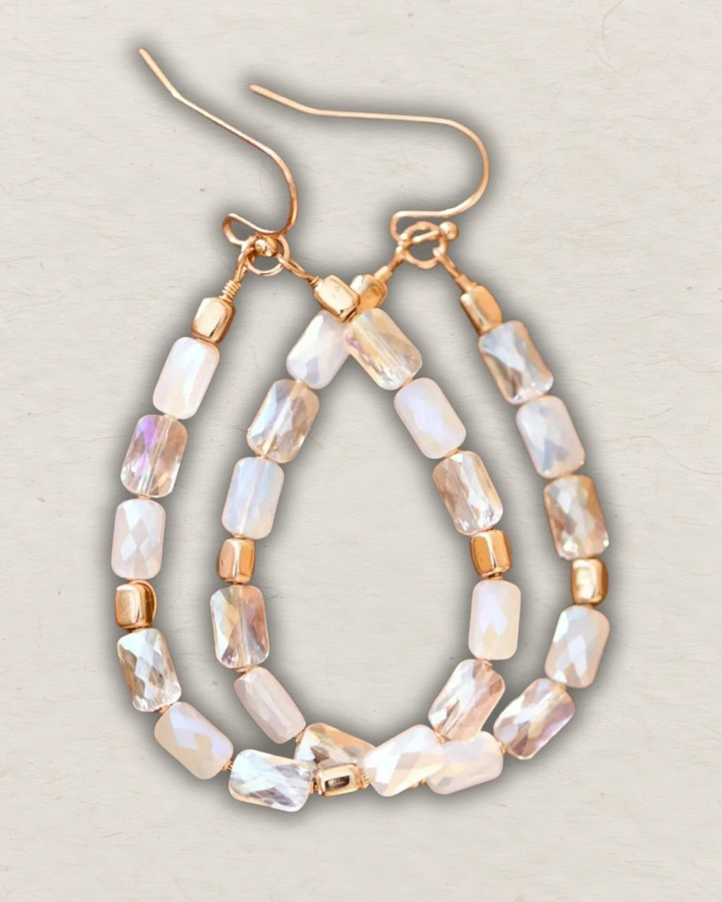 The Crystal Teardrop Earrings