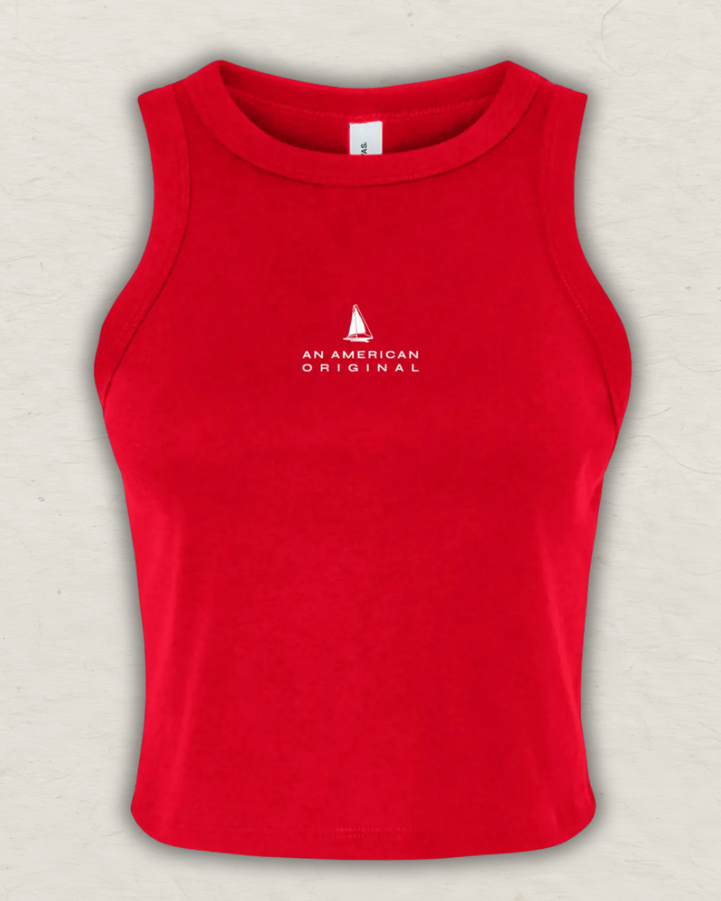 The American Original Ribbed Racer Tank