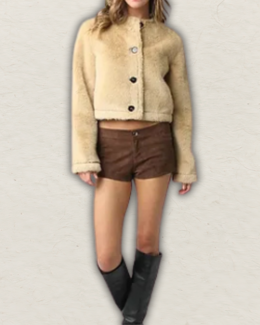 Kali Suede Mini Shorts