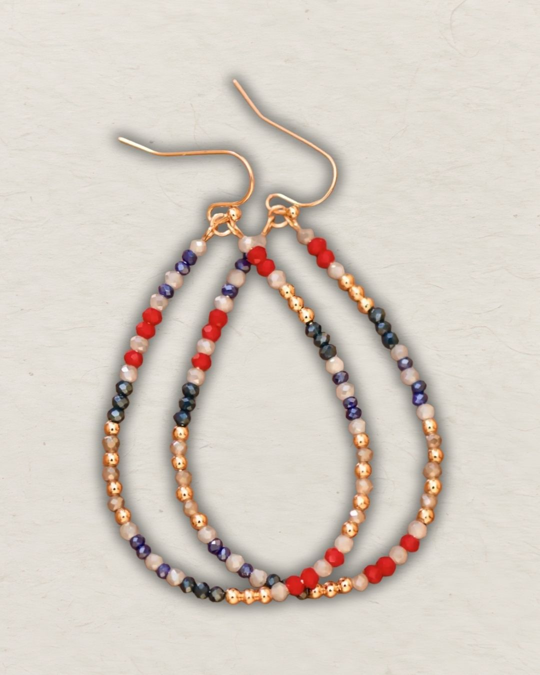 The Crystal Teardrop Earrings